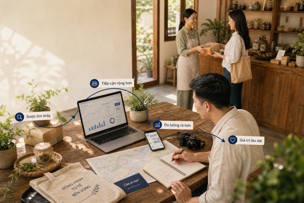 Marketing Online giúp doanh nghiệp được tìm thấy và được lựa chọn
